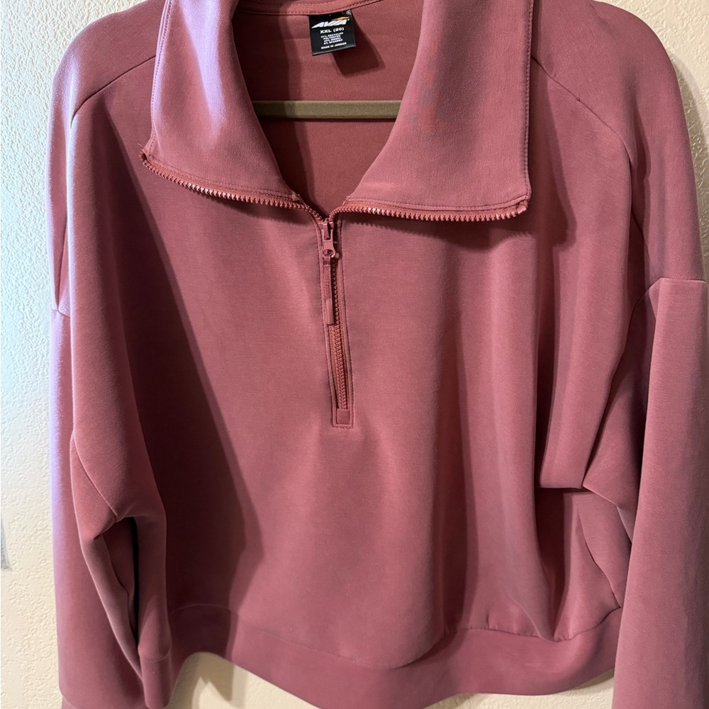 Avia Maroon Quarter-Zip Pullover